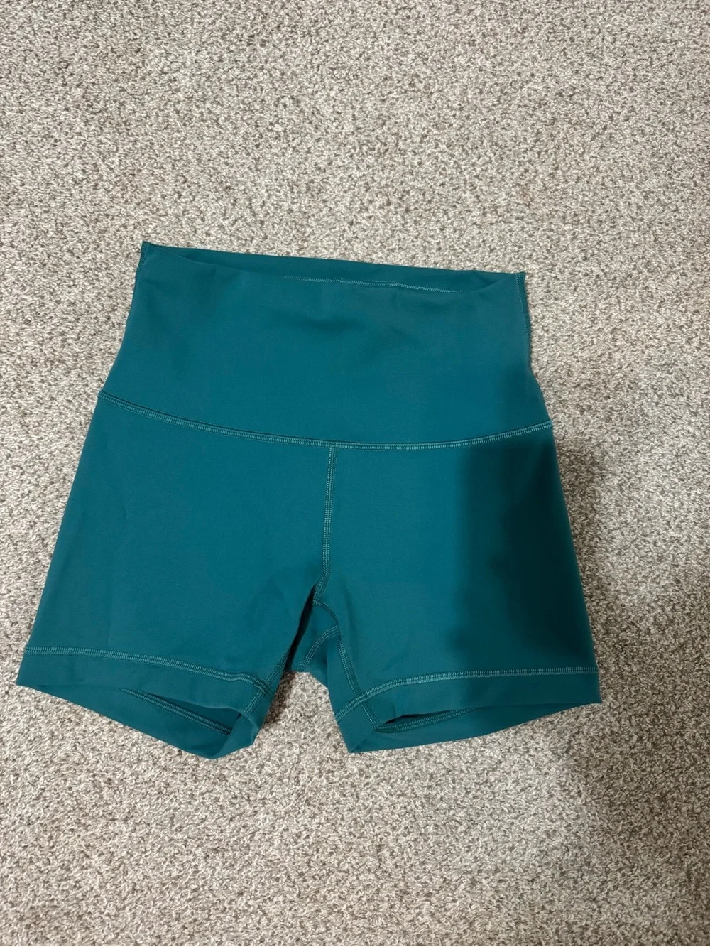 lululemon athletica Teal High-Rise Athletic Shorts